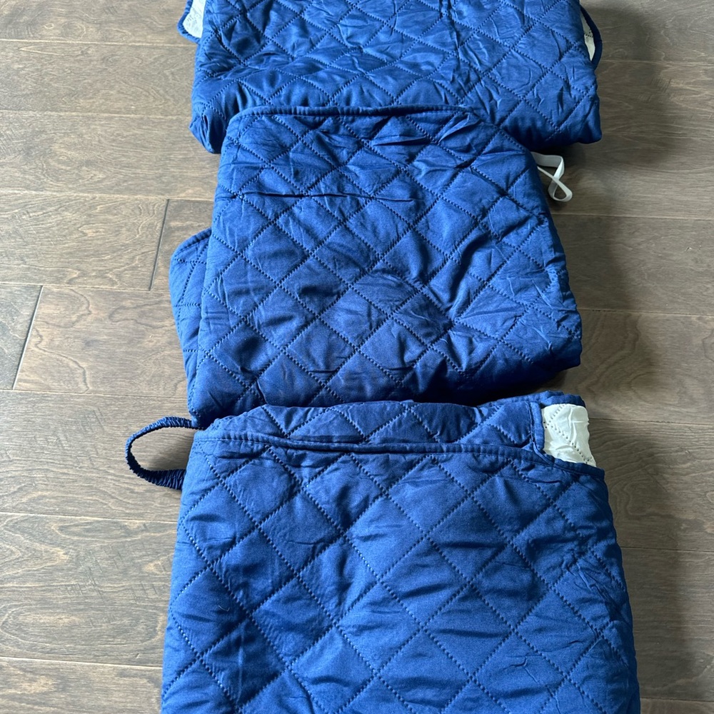 Navy Blue sofa  Cover format of 3 pics New with bag - Picture 6 of 12